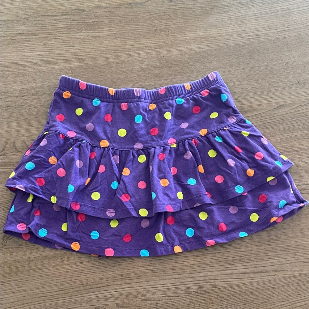 Like New Circo Girls Small 6/6X Purple Tiered Ruffle Skirt